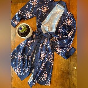 Morgan Lane Blue Floral Kimono